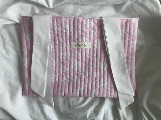Pink Leaves Laptop Sleeve