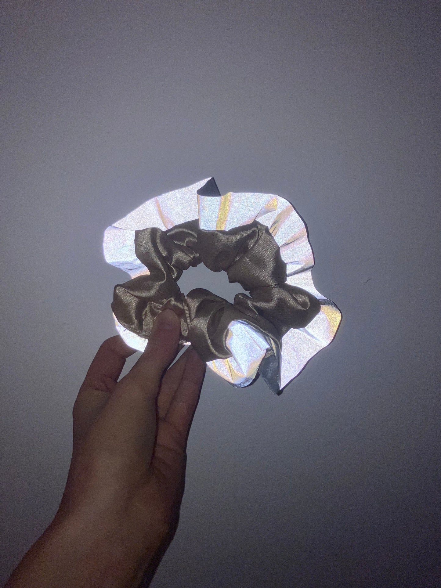 Satin High Visibility Scrunchie