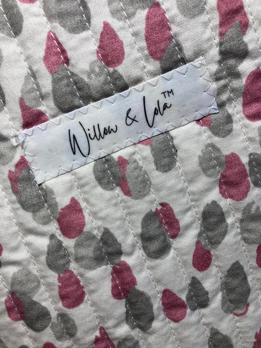 Pink Pebble Zip Kindle Sleeve