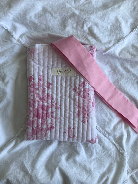 Pink Rose Book Sleeve