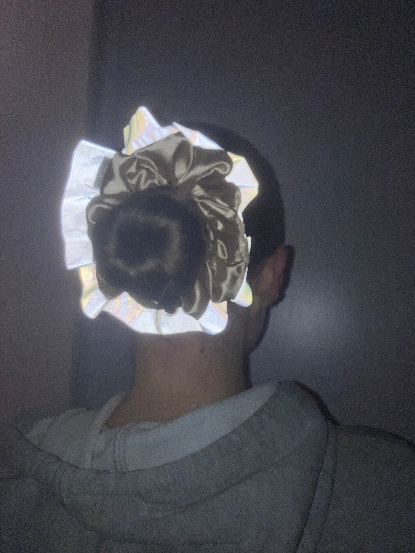 Satin High Visibility Scrunchie