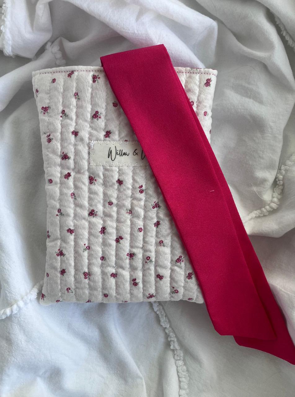 Personalized Kindle Sleeve | Handmade Padded E-Reader Cover with Ribbon