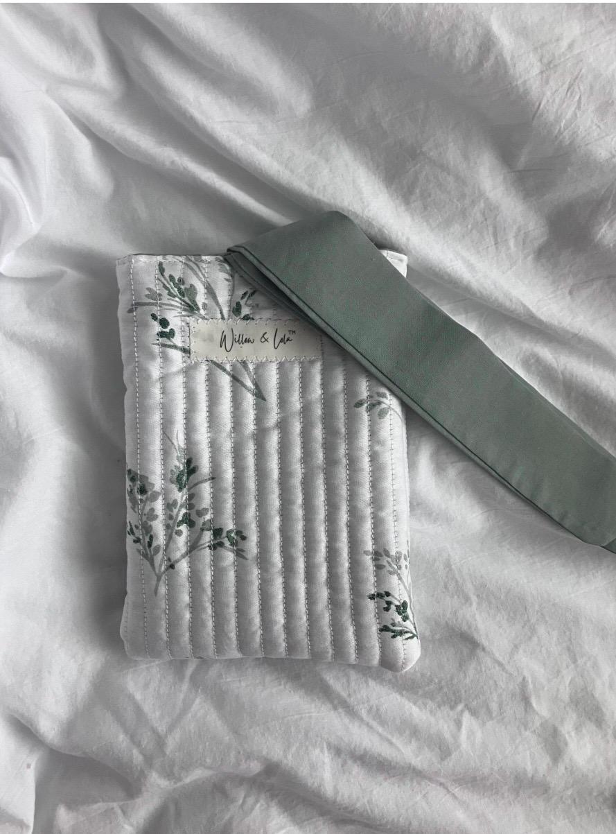 Personalized Kindle Sleeve | Handmade Padded E-Reader Cover with Ribbon