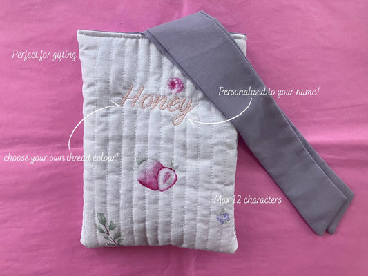 Personalized Kindle Sleeve | Handmade Padded E-Reader Cover with Ribbon