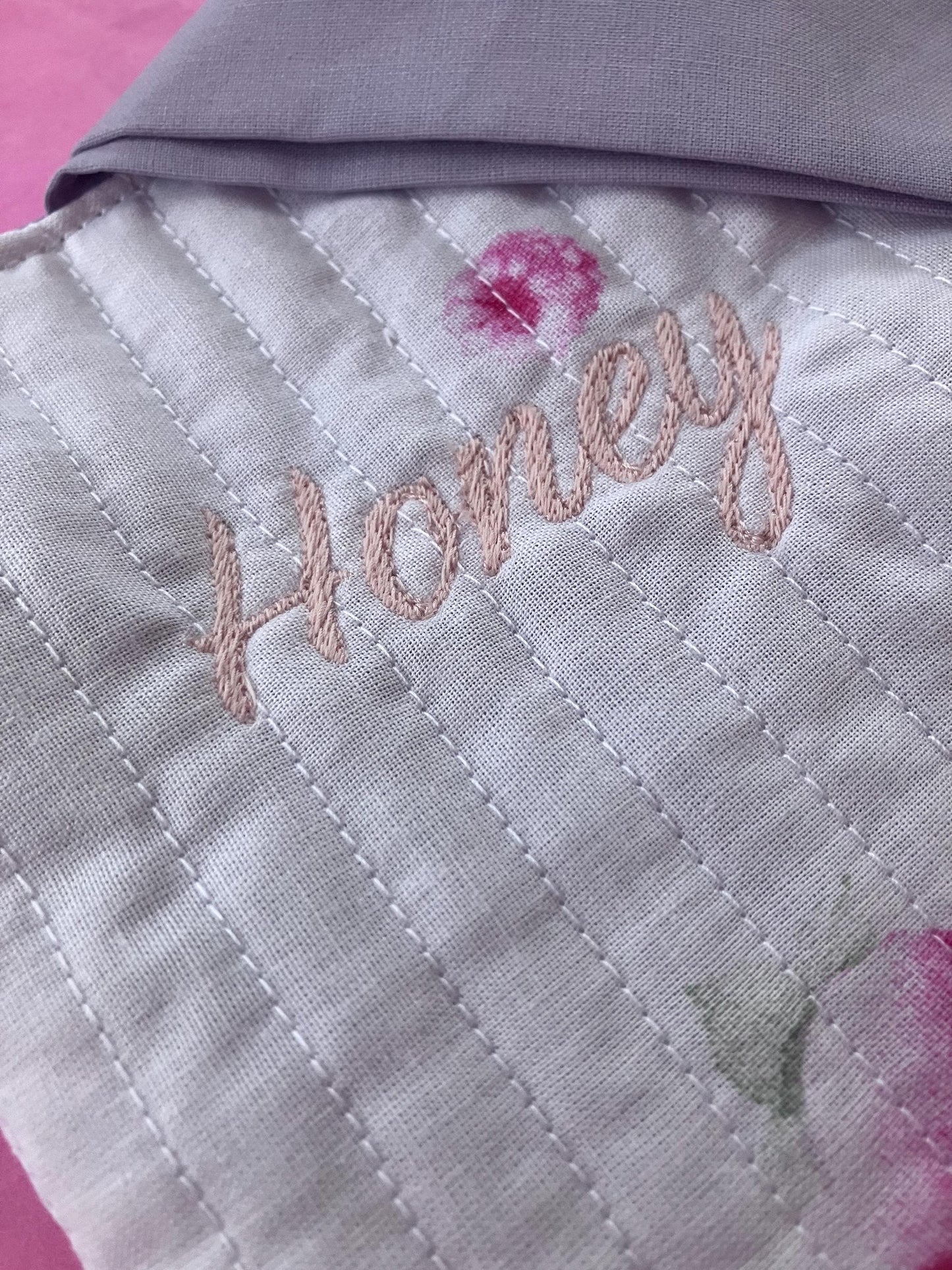 Personalized Kindle Sleeve | Handmade Padded E-Reader Cover with Ribbon