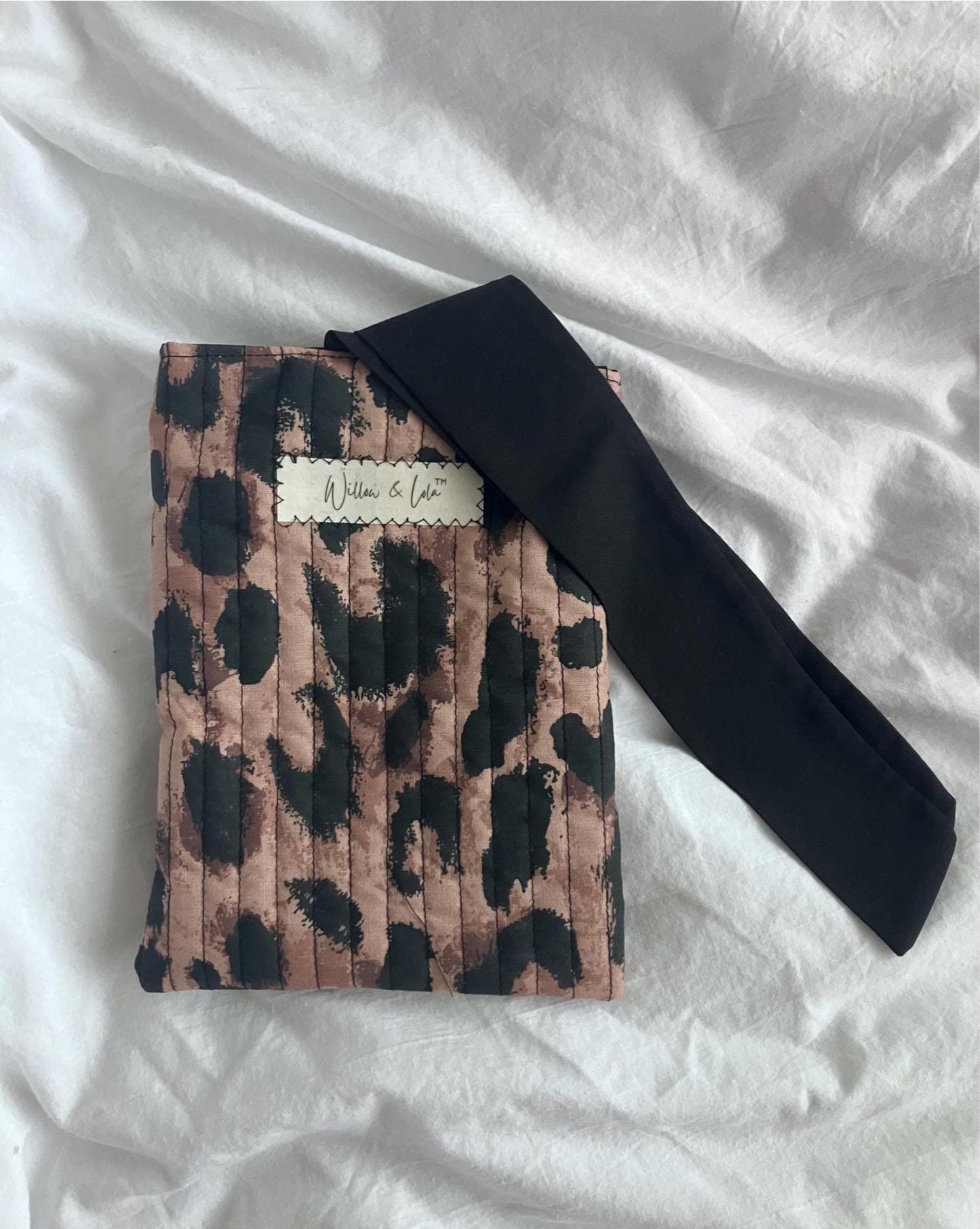 Personalized Kindle Sleeve | Handmade Padded E-Reader Cover with Ribbon