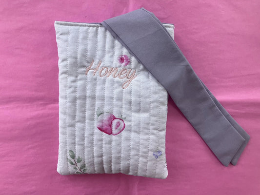 Personalized Kindle Sleeve | Handmade Padded E-Reader Cover with Ribbon